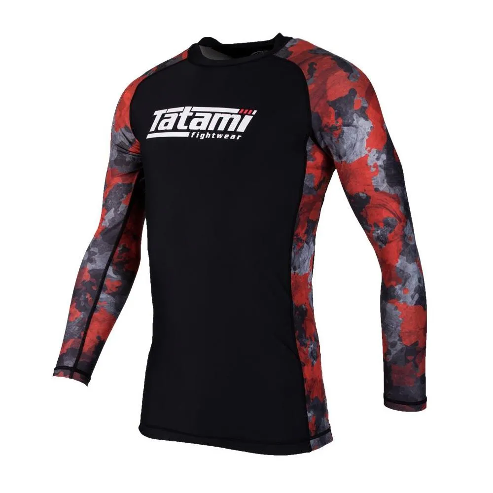 Tatami "Renegade Red Camo" Long Sleeve Rash Guard