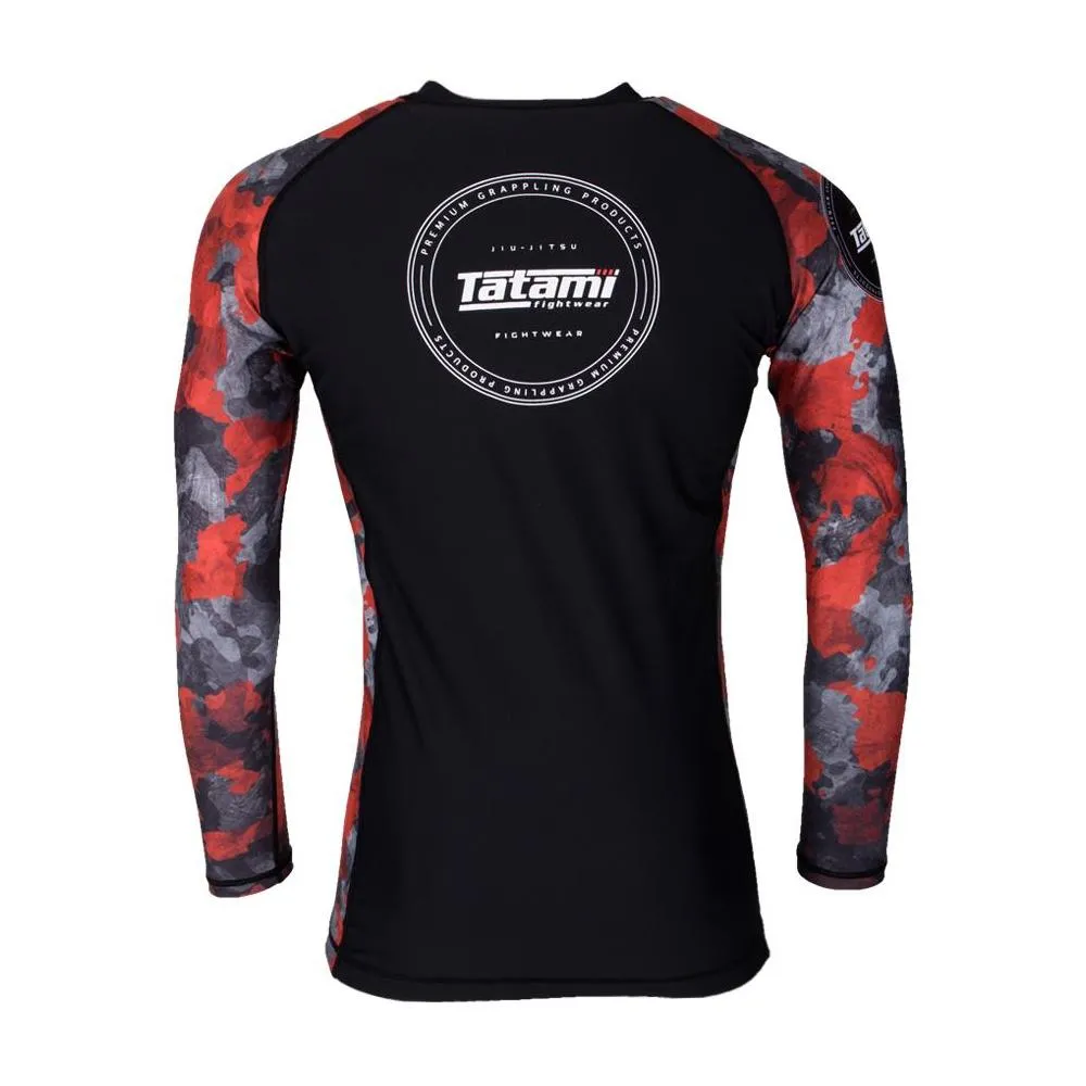 Tatami "Renegade Red Camo" Long Sleeve Rash Guard