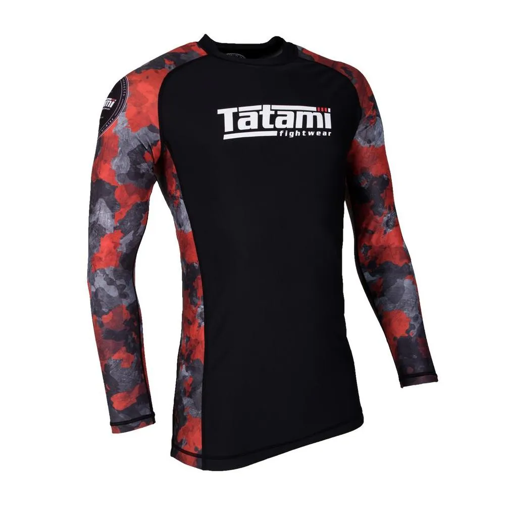 Tatami "Renegade Red Camo" Long Sleeve Rash Guard