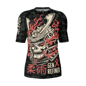 Unisex Ronins Visage Jiu Jitsu Rashguard - Short Sleeve