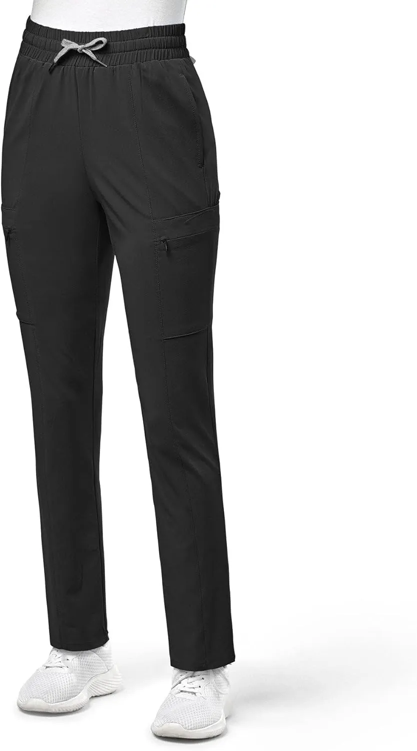 WonderWink Women's High Waist Slim Leg Pant