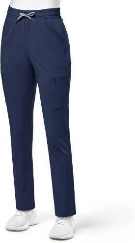 WonderWink Women's High Waist Slim Leg Scrub Pant